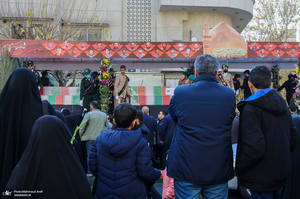 تشییع پیکرهای 110 شهید گمنام دفاع مقدس در تهران - 2