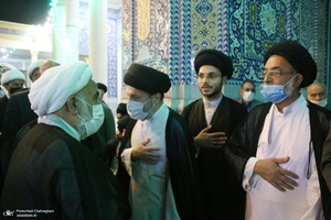 مراسم چهلمین شب درگذشت آیت الله العظمی سید محمدسعید حکیم در قم‎