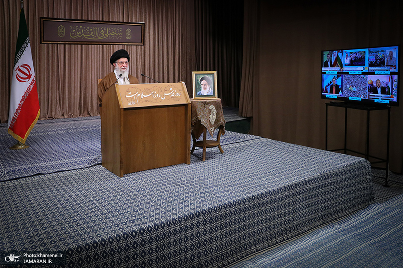 سخنرانی رهبر معظم انقلاب به‌مناسبت روز جهانی قدس