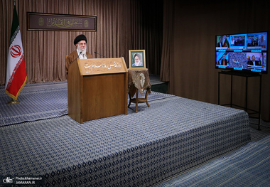 سخنرانی رهبر معظم انقلاب به‌مناسبت روز جهانی قدس