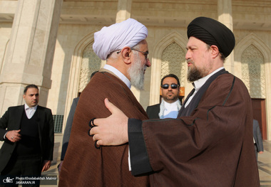 دیدار دبیرکل و پرسنل مجمع جهانی اهل بیت (ع) با سید حسن خمینی 