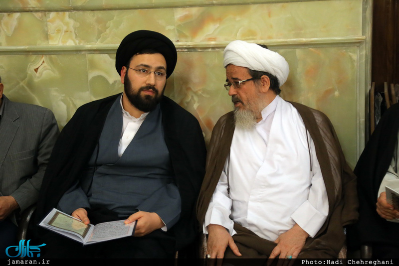 مراسم هفتمین روز درگذشت دختر آیت الله العظمی خویی(ره)