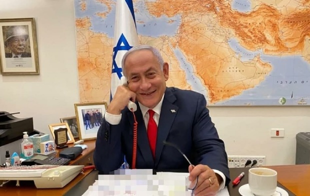 نتانیاهو بالاخره به آرزوی گفت و گو با بایدن رسید + عکس