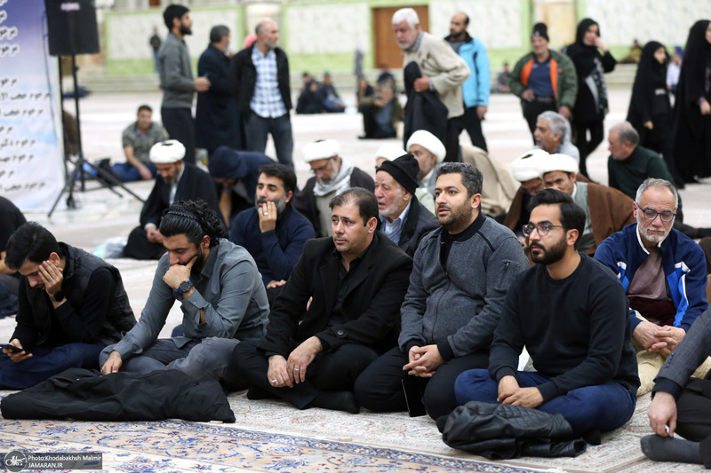 مراسم چهلمین روز ارتحال آیت الله حاج شیخ محمد رضا رحمت در حرم مطهر امام خمینی (س)