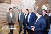 بازدید رئیس میراث فرهنگی از سرای تاریخی سعدالسلطنه قزوین