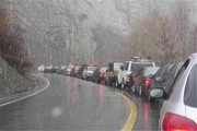 غافلگیری مسافران  ترافیک و بارندگی در جاده‌های شمال به تهران