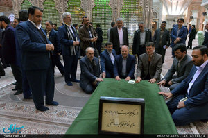 تجدید میثاق جمعی از مدیران گزینش وزارت تعاون، کار و رفاه اجتماعی با آرمان های حضرت امام