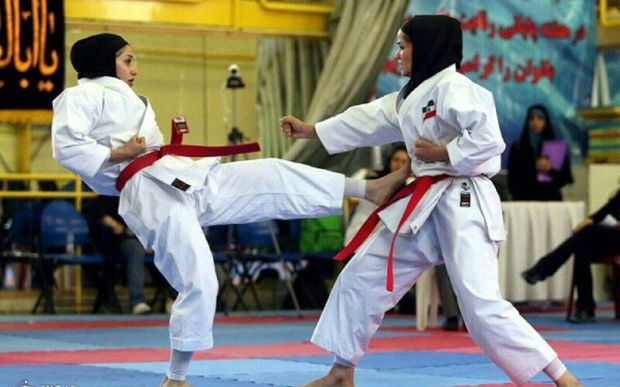 مسابقات بین‌المللی کاراته بانوان در یزد آغاز شد