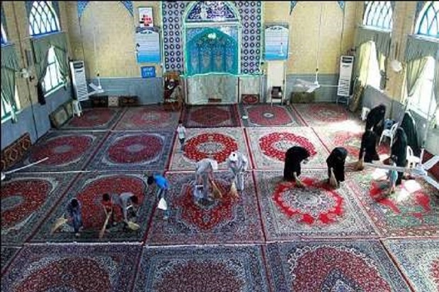 160 مسجد در کهگیلویه برای ماه مهمانی خدا غبارروبی شد