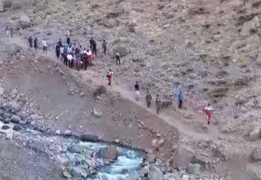 فیلمی از حادثه تونل برفی ازنا وامدادرسانی به مصدومان