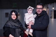 محسن کیایی در کنار همسر و فرزندش +عکس