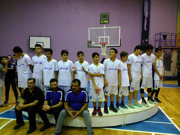 قهرمانی خوزستان در مسابقات مینی بسکتبال کشور