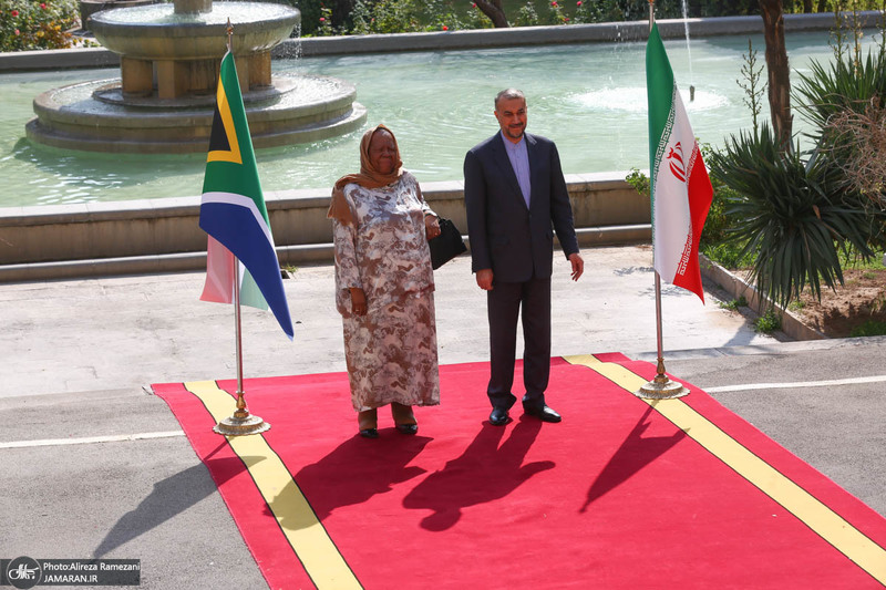 دیدار وزرای امور خارجه آفریقای جنوبی و ایران