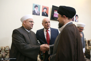 دیدارجمعی از علمای اهل سنت کشور سوریه با سید حسن خمینی