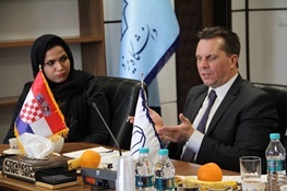 ملاقات سفیر کرواسی با رئیس دانشگاه یزد