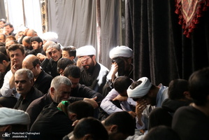 دسته عزای شهادت امام صادق(ع) با حضور آیت الله العظمی وحید خراسانی