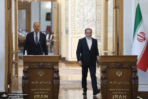 نشست خبری مشترک وزرای خارجه ایران و روسیه