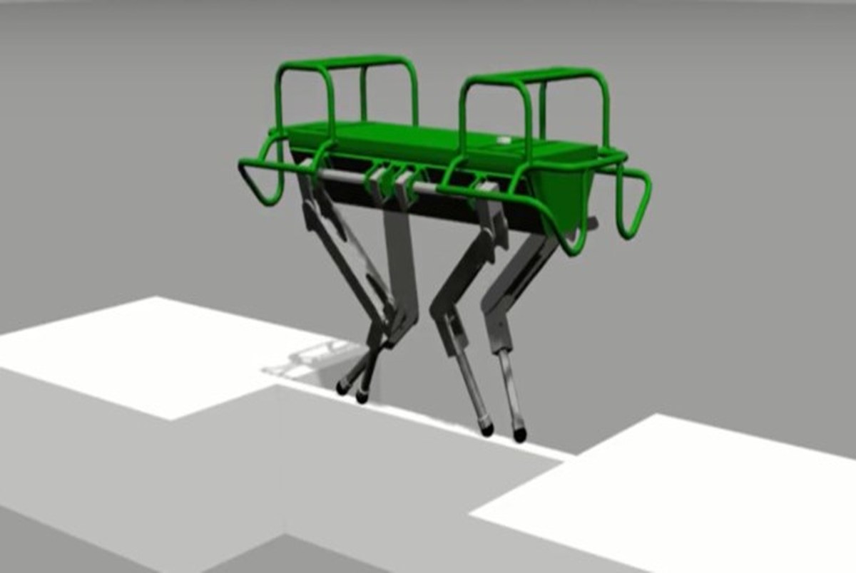 طراحی ربات چهارپایی که از پل میگذرد!