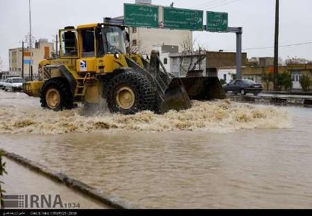 خطر آبگرفتگی معابر عمومی فارس به سبب بارش