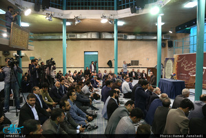 دیدار وزیر ورزش و جوانان و جمعی از ورزشکاران با سید حسن خمینی 