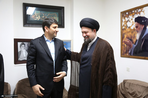 دیدار وزیر و معاونین وزارت ارتباطات با سید حسن خمینی