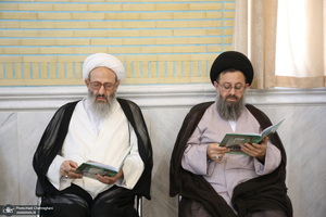 مراسم چهلمین روز درگذشت همسر آیت الله العظمی جوادی آملی‎‎