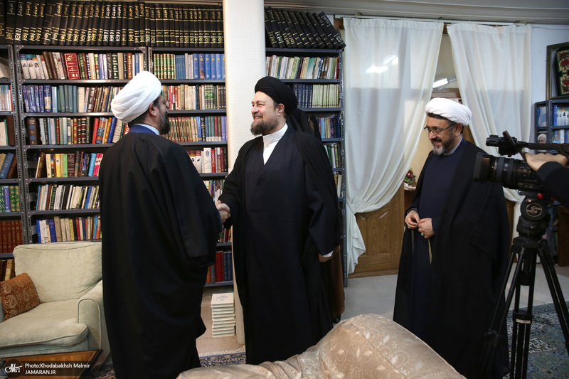 دیدار دست اندرکاران هفته فرهنگی بر استان آفتاب با سید حسن خمینی