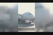 ویدیویی از ضدعفونی کردن ایرباس A380 هواپیمایی امارت در پی شیوع ویروس کرونا
