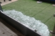 شیشه میکسدزون ورزشگاه آزادی شکست! + عکس
