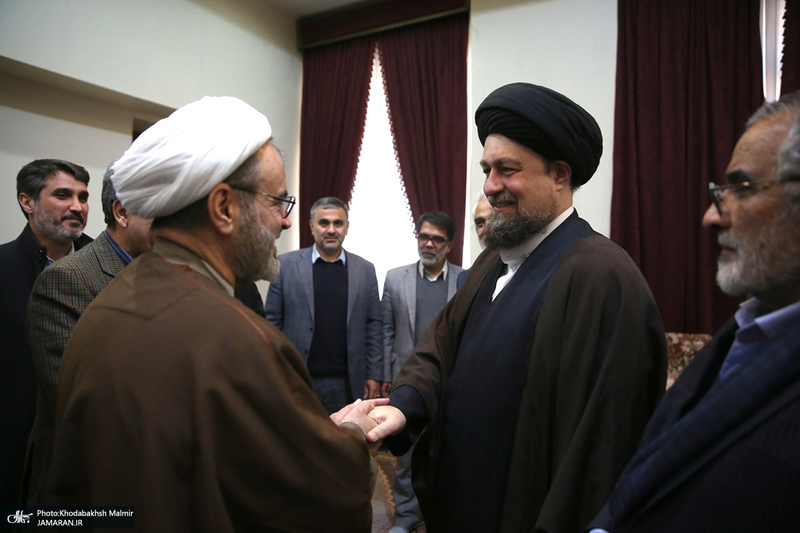 دیدار رییس دانشگاه آزاد اسلامی با سید حسن خمینی