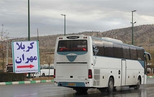 28 اتوبوس از پایانه مسافربری بروجرد به مهران اعزام شدند