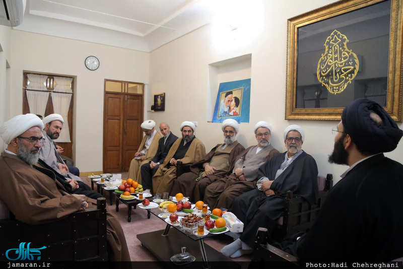 دیدار معاون محترم تبلیغ و امور فرهنگی حوزه علمیه با سید علی خمینی