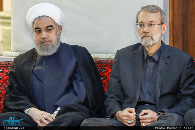 دیدار لاریجانی و روحانی با رهبر انقلاب درباره لایحه FATF 