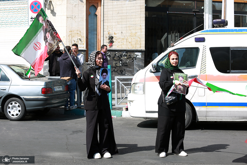 راهپیمایی دختران «جان‌فدای ایران»- ۲
