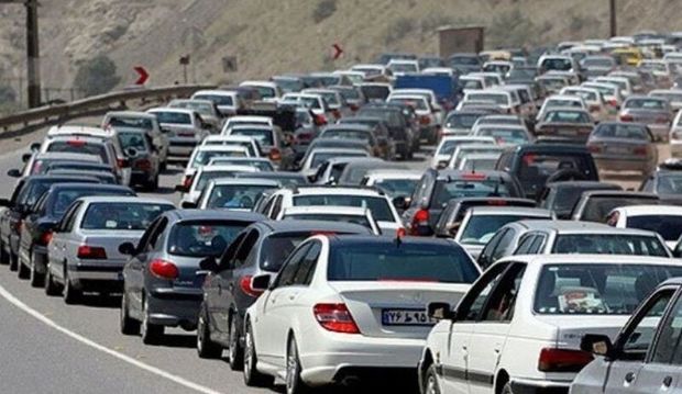 ترافیک سنگین در محور کرج – چالوس