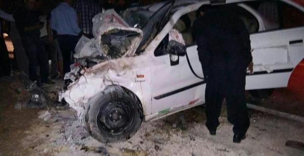 راننده جوان خودرو تیبا در برخورد با تریلر در تهران جان باخت