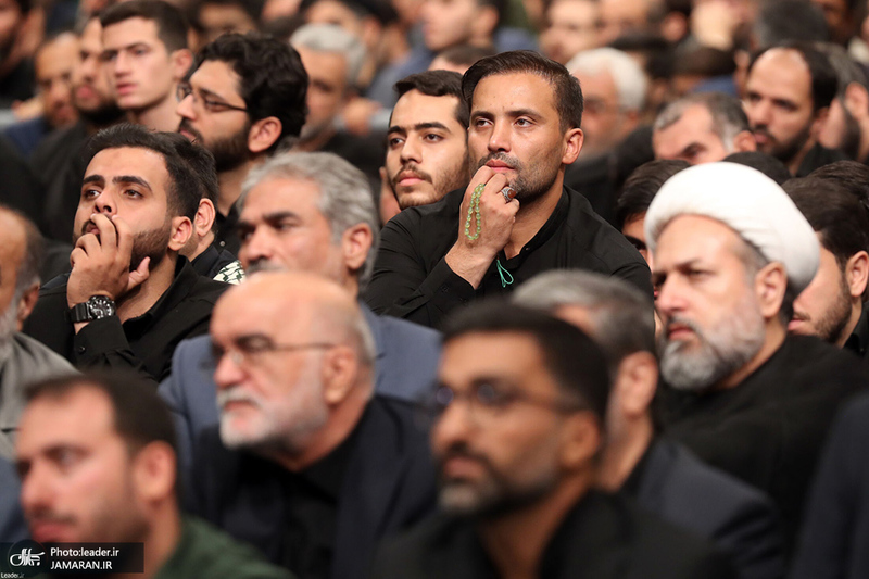 مراسم عزاداری شب تاسوعای حسینی در حسینیه امام خمینی