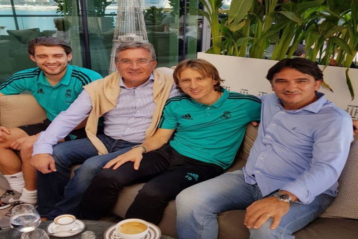 برانکو با بازیکنان رئال مادرید ملاقات کرد+ عکس