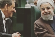 دکتر جهانگیری و رئیس‌جمهور روحانی در مجلس