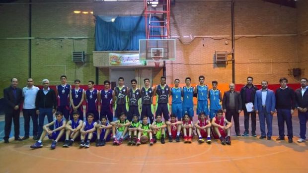 برگزاری مسابقه بسکتبال دانش آموزی در البرز