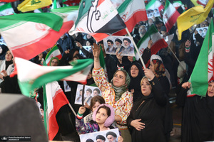 پنجاه و پنجمین شب اجتماع پر شور مردم در میدان تجریش