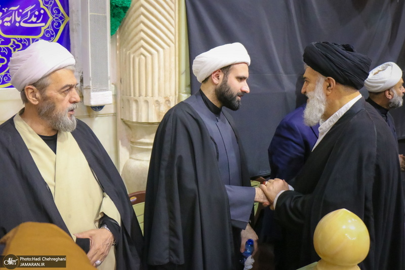 مراسم بزرگداشت شهید علی لاریجانی در حرم حضرت معصومه (س)