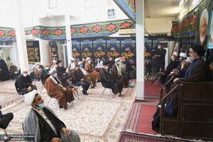 مراسم شهادت امام حسن مجتبی(ع) در بیت آیت الله العظمی فاضل لنکرانی(ره)