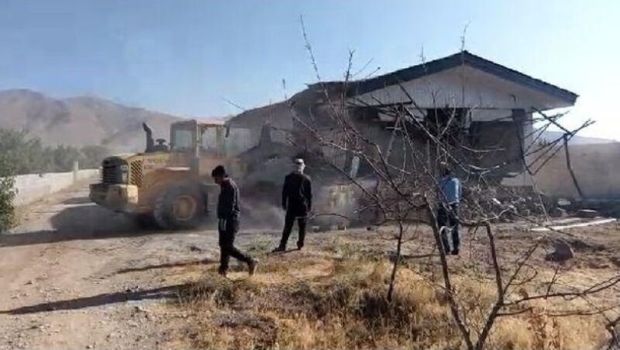 ۳۰ هکتار ساخت و ساز غیرمجاز در دماوند تخریب شد