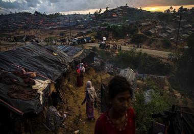 بادهای موسمی جان ده ها هزار آواره مسلمان میانماری را تهدید می کند