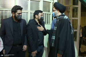 مراسم بزرگداشت مرحوم حاج عیسی جعفری و مرحوم سید احمد میریان در حسینیه جماران