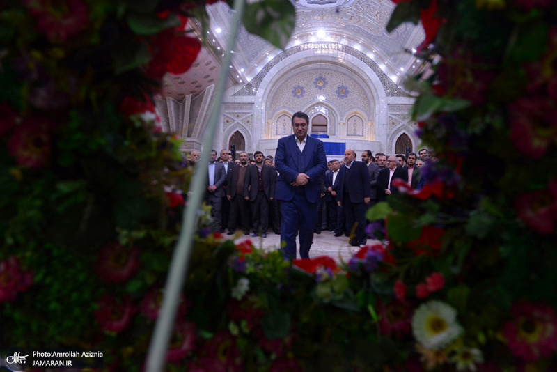 تجدید میثاق وزیر و مدیران وزارت صنعت، معدن و تجارت با آرمان های امام(س)