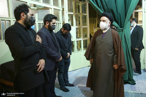 مراسم بزرگداشت مرحوم حاج عیسی جعفری و مرحوم سید احمد میریان در حسینیه جماران