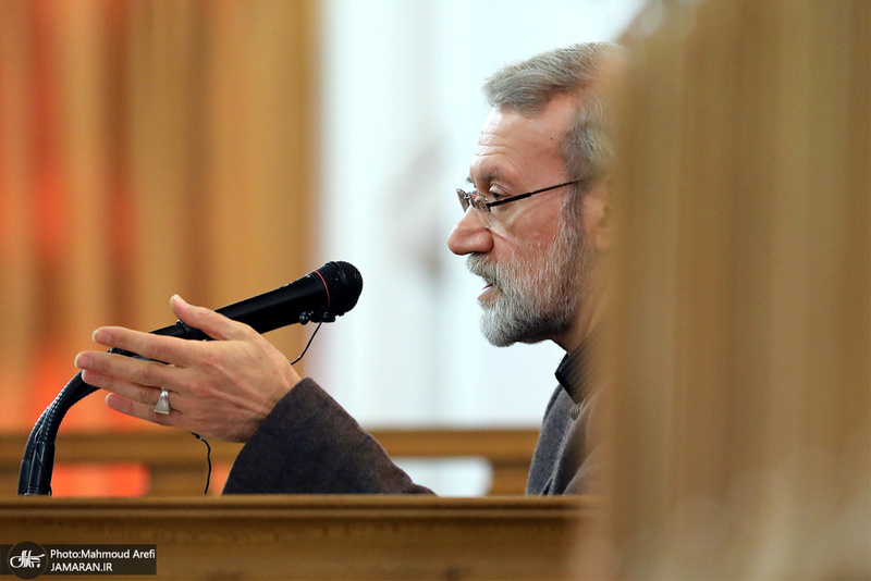 نشست رسانه ای علی لاریجانی رئیس مجلس شورای اسلامی