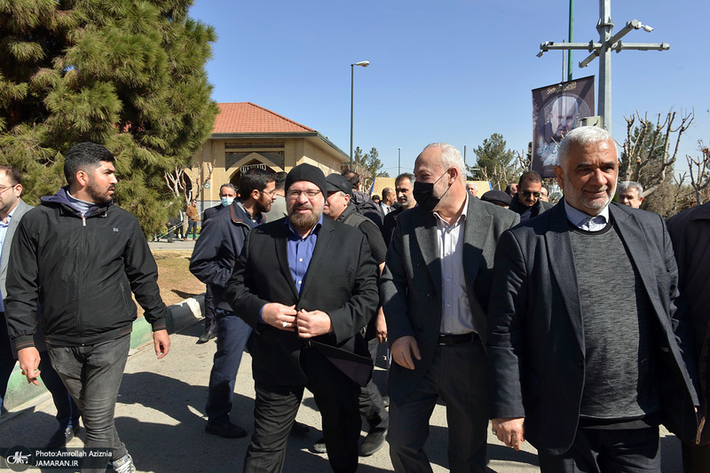 مراسم تشییع و خاکسپاری صلاح زواوی سفیر سابق فلسطین در تهران